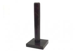 China 29cm Stone Paper Towel Holder , Black Marble Paper Towel Holder Polished supplier