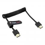 Alvin's Cables 8K HDMI 2.1 Coiled Cable 2ft Gold Plated for Gaming PS5 for sale