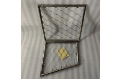 China Diamond Shape Hole Helideck Perimeter Net Mesh Stainless Steel  For Protection supplier