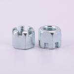 Round Lock Hexagon Slotted Nuts For Automotive Industry