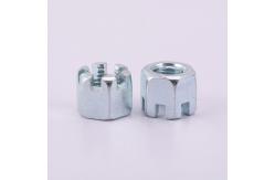 China Round Lock Hexagon Slotted Nuts For Automotive Industry supplier