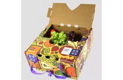 China Vegetable Cardboard Packing Boxes Custom Printing Shipping Carton Boxes For Fruit supplier