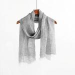 Long Warm Autumn Blue And Black Plaid Scarf For Men Women With Stylish Argyle Pattern for sale
