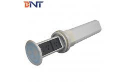 China Aluminum Alloy Desk Mounted Kitchen Pop Up Plug Socket supplier