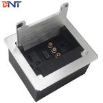 Desktop Brush Flip Up Socket With HD-MI Soft Closed Rj45 Female Connector for sale