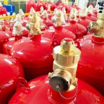 Custom FM 200 Gas Cylinder For Automated Control Room Fire Fighting Equipment