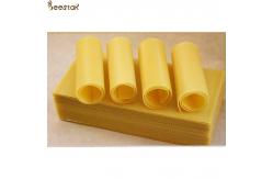 China Customized Cell Size Pure Natural Beeswax Grade D Confectionary Industries supplier