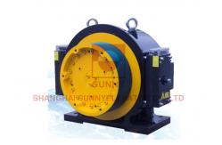 China Weight 570kg Gearless Traction Machine Motor Ac380v Max Static Load 5000kg supplier