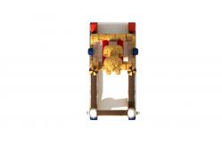 China Castle Theme 0.55mm PVC Commercial Inflatable Water Slides supplier