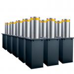 1.8s Retractable Security Bollards Down Thickness 6mm Retractable Parking 220v for sale