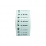Custom QR Code PVC Permanent Adhesive Seal Label Stickers With Logo And Shape Customization for sale