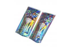 China Zipper Top 7g Holographic Stand Up Pouch Heat Seal Closure supplier