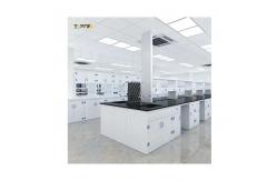 China Custom Cabinet Polypropylene Lab Bench With Sink Anti Chemicals H850mm supplier