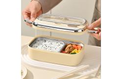 China Insulated Metal Lunchbox With Leak Proof Lid Keeps Hot And Cold Foods Fresh supplier