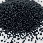 PC ABS Carbon Fiber Conductive Masterbatch Moldable Plastic Beads For Electronics Devices