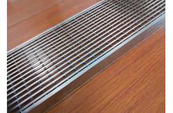 China 5mm thickness Linear Compact Bar Shower Grating SS 316 Stainless Steel bar grating supplier