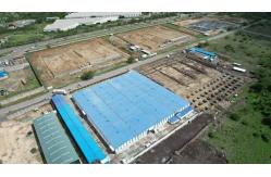 China Galvanized Column Steel Structure Warehouse With Sandwich Panel Roof Panel supplier