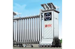 China Stainless Steel Collapsible Automatic Retractable Gate For Colleges supplier