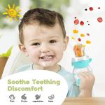 Anti Slip Silicone Food Teether Odorless Reusable Eco Friendly for sale