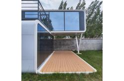 China Prebuild Windproof Apple House with Sliding Glass Door Terrace Deck supplier
