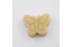 China Personal Care Butterfly Bath Sponge Konjac Green Tea Sponge Removing Toxins supplier