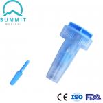 Sterile Push Button Lancet 28G 1.6mm For Blood Glucose Testing
