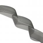 Garment Metallic Webbing Transparent Fish Filament Elastic Band