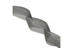 China Garment Metallic Webbing Transparent Fish Filament Elastic Band supplier