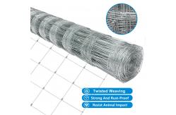 China Galvanized Hinged Joint Cattle Fence Netting 2.0MM High Tensile Wire Cattle Fence supplier