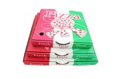 China Customized Pizza Box Biodegradable Fast Food Packaging Corrugated Paper Box supplier