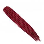 Twist Braiding Artificial Hair Pieces , Crochet Braid Hair Extensions for sale