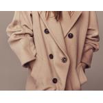 Shiny Unsaturated Polyester Trench Coat Buttons , Flat Pearl Buttons Test Passable