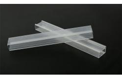 China Building Construction PP Plastic Profile Channel Cable Transparent Management Profile supplier