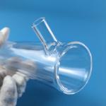 Double Wall Quartz Reactor For Gas Or Liquid Circulation