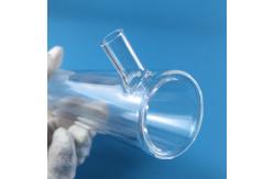 China Double Wall Quartz Reactor For Gas Or Liquid Circulation supplier