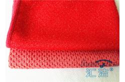 China Red Microfiber Blank Kitchen Towels For Cleaning , Streak Free Microfiber Cloth supplier