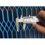 Expanded Metal Wire Mesh Screen / Plastic Coated Aluminium Mesh For Decoration for sale