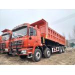 SHACMAN Heavy Duty Tipper Truck F3000 8x4 375Hp EuroV Orange Dump Truck for sale