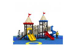 China Outdoor Playground Kids Plastic Slide Entertainment Funny Anti Static supplier