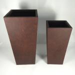 Flower Planters Pots Customed Fiber Clay Planter With Drainage Holes  Durable Design
