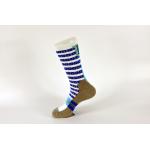Nylon Youth Basketball Socks , Yellow Anti - Slip Boys Basketball Socks for sale