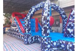 China Floating Blow Up Water Obstacle Course Wind Resistant Easy Assembly supplier
