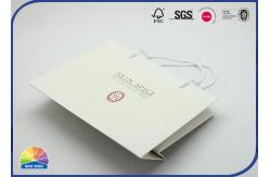 China 350g Coated Paper Shopping Bags Matte Lamination Customized Logo With Handle supplier