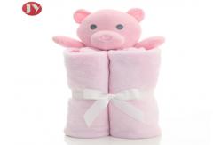 China Wholesale Baby Blankets, Animal Design Baby Blankets With Plush Toys supplier