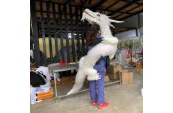 China Rubber Dinosaur Hand Puppet Color Customized Manual Control supplier