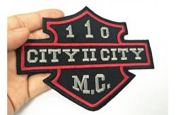 China Motorcycle Clothing Embroidery Patches Custom Embroidered Back Patches supplier