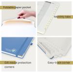 Monochrome Inner Page Hardcover Spiral 2023 Planner Weekly Schedule Yearly Plan