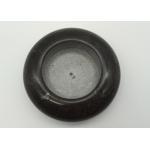4.25 Round Black Stone Candle Holders Customized Design OEM Available