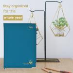 Customizable Academic Daily Planner With Monthly And Weekly Plans Pacific Green