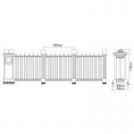 15m / Min Trackless Folding Gate Building Electric Auto Door For Gym